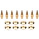 thumbnail image 1 of 8 Pairs Copper Speaker Spike Isolation Stand with Base Pad Feet Mat for Speaker, Amplifier, DVD Play, 1 of 5