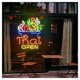 thumbnail image 1 of Letrero De Neón Thai Food Open, Ideal Para Decoración De Pared De Cocina Y Restaurante, Con Luz Regulable De 42cmx52cm, 1 of 6