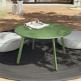 thumbnail image 6 of Grand Patio 28" Round Steel Outdoor Coffee Table, Sage Green, 6 of 13