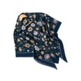 thumbnail image 7 of Square Flower Print Hijab Soft Headscarf Premium Cotton Voile Soft Handkerchief Scarf, 7 of 7