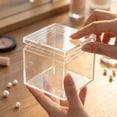 thumbnail image 3 of Transparent Acrylic Square Box (2×2×2 Inches),Plastic Display Storage Container – Ideal for Small Collectibles,Jewelry & Crafts,Durable & Easy to Clean, 3 of 6