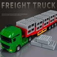 thumbnail image 2 of Large Transport Truck Model, Detachable Cargo Container, Children's Toy, Alloy Semi Truck, Vegetable Fruit And Beverage Transport Vehicle Trailer Toys for Boys, 2 of 5