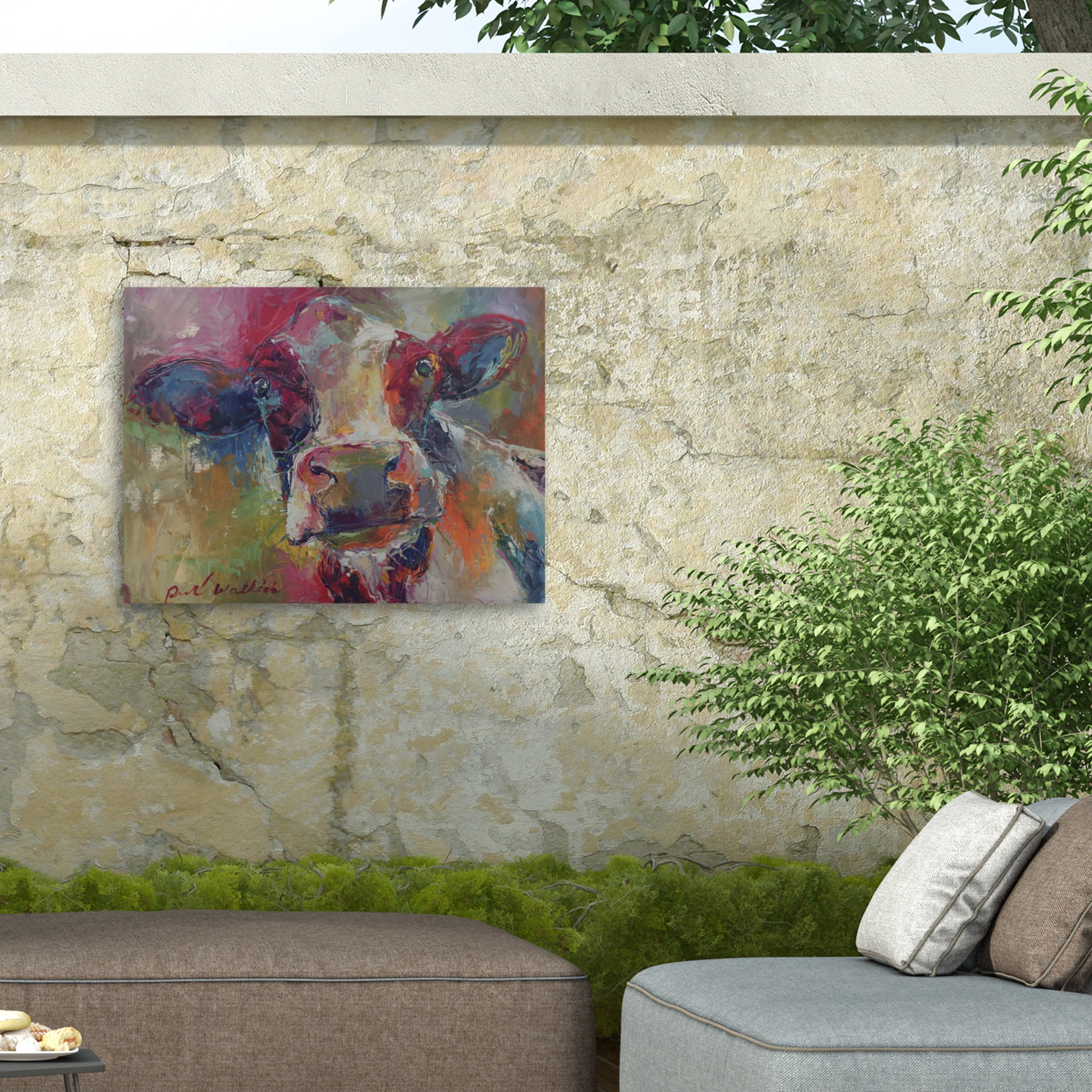 Richard Wallich 'Art Cow 4592' Outdoor All-Weather Wall Decor