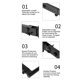 thumbnail image 3 of Soporte De Pared Para Altavoz, Base Engrosada, Soporte De Altavoz Ajustable De 35-43 Cm De Longitud Para áreas Públicas De Bar Y Hotel, 3 of 7