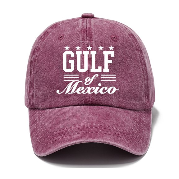 Yuanlong Baseball Cap Men Women Gulf Of Mexico Pattern Adjustable Bill Hats Spring Summer Daily Stylish Classic Headwear