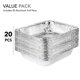 thumbnail image 3 of Sartenes de aluminio Stock Your Home, 9 x 13 (paquete de 20) desechables, 3 of 8
