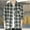 #02_Green, variant on miqiqism Men's Long-Sleeve Shirt Plaid T-Shirts Loose Lapel Neck Shirts Plus Size Spring Button Outfit,#04_Yellow,Medium