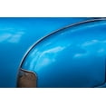 thumbnail image 2 of Miglavs, Janis 32x23 White Modern Wood Framed Museum Art Print Titled - Detail of rear fender on classic blue American Chevrolet in Vinales-Vinales Valley-Cuba, 2 of 4