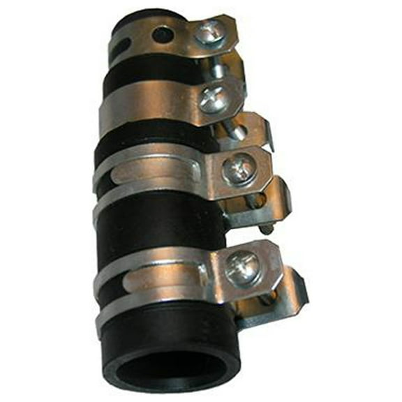 Lasco 02-3751 Black Rubber,Dishwasher/Disposal Drain Hose Connector With Clamps,Carded - Quantity 6