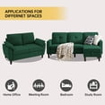 thumbnail image 3 of Pingliang Home Living Room Furniture Set,Sectional Sofa with Storage Ottoman and Loveseat,Modern 3 Seat Couch L Shaped Sofa with Storage Pockets,Modern 5 Seater Set for Living Room Apartment APT, 3 of 7