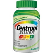 Centrum Silver Multivitamin for Adults 50 Plus, Multimineral Supplement, 220 Ct