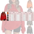 thumbnail image 3 of Gibobby Sudaderas para mujer oferta Sudaderas de Halloween para mujer playera casual de manga larga(Naranja,XG), 3 of 3