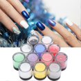thumbnail image 5 of Acrylic Powder Crystal Nail Art Tips Decoration Builder Acrylic Manicure Tool12 Colors, 5 of 5