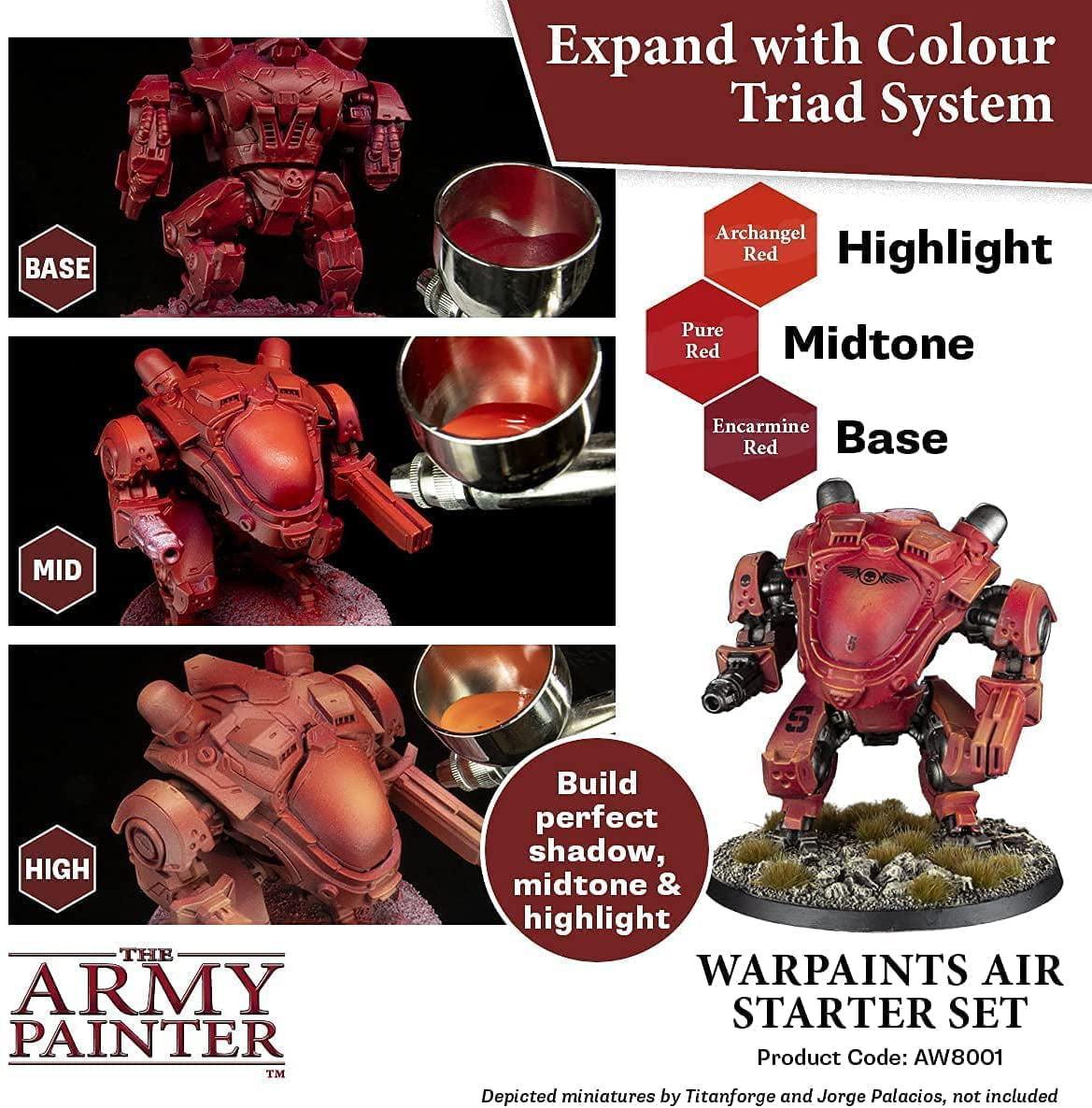The Army Painter Warpaints Air Canopy Green - Non-Toxic Water Based  Airbrush paint – acrylic paint and primer for Tabletop Roleplaying,  Boardgames