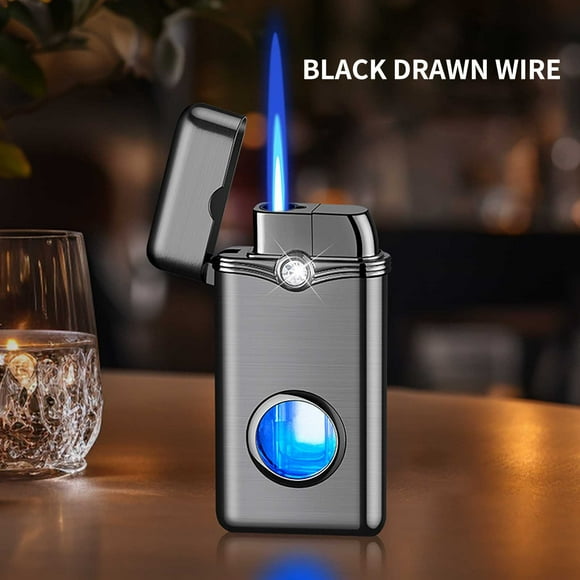 Vintage Trench Lighter, Retro Transparent Kerosene Lighter, Windproof Classic Lighter Fluid Refillable Lighter Cool Unique Lighter Birthday Gifts for Men Dad Husband/ Home Decor