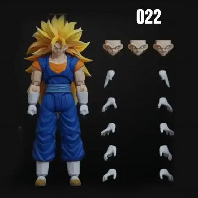 En existencia Dragon Ball Z Kong Studio Beast Deities Shf Son Goku Ssj3 Vegeta Super Saiyan Figura de acción de juguete Modelo Figura de regalo