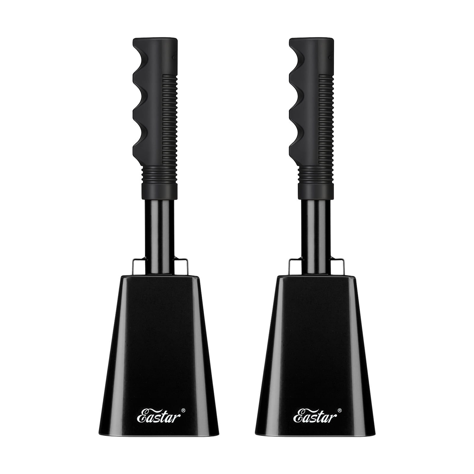Eastar 2Pack 10" Steel Cow Bell for Sporting Events, Football Games