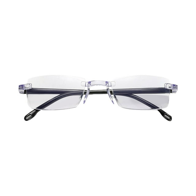 Frameless Reading Glasses For Middle And Elderly People High Definition Blue Light Fashionable Lightweight Reading Glasses For Men And Women Bike Riding Glasses
