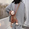 thumbnail image 2 of Women Lovely Monkey Plush Backpack Shoulder Bag Cartoon Children Stuffed Animal Bag, 2 of 5