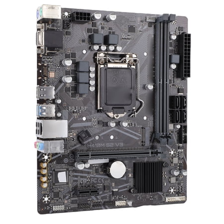 Riousery H410M V3 S2 M-ATX Motherboard LGA 1200 Dual Channel DDR4 PCIe 3.0 USB 3.2 Desktop Mainboard (11.02 inches / 28 cm)