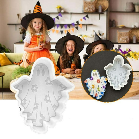 Halloween Flower Silicone Freshie Epoxy Resin Candle Soap Mould For Baking Aroma Beads Car Freshie Supplies