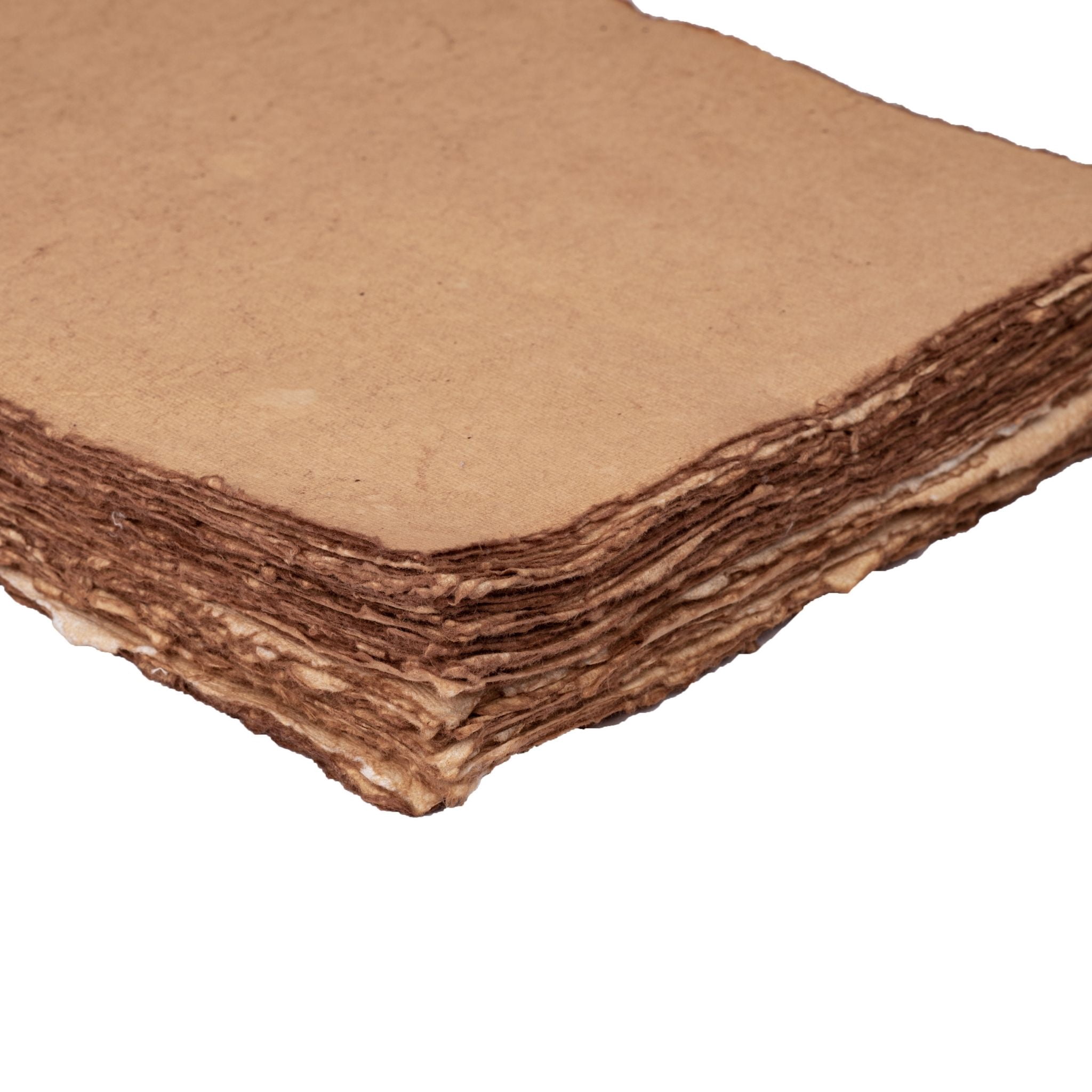 Leather Village - Handmade Cotton Watercolor Paper - 8 x 6 - 200 GSM - Vintage