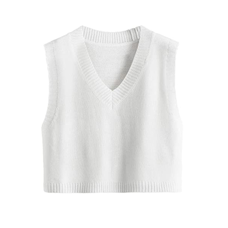 Cropped Sweater Vest