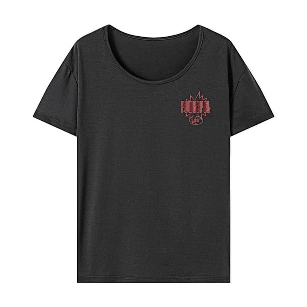 Camiseta para mujer recuerdo de verano suave y ligera camiseta de cuello redondo para viajes playa L