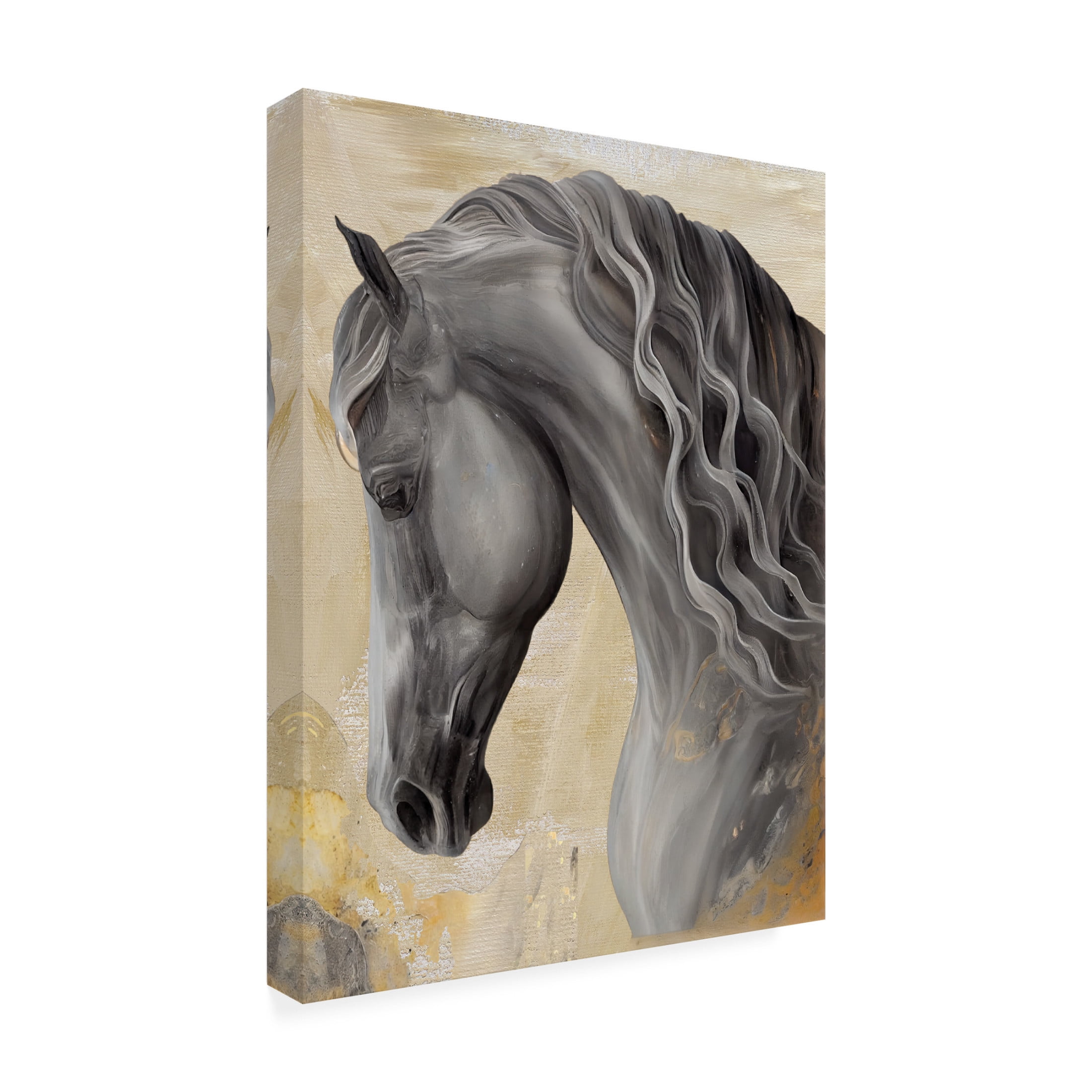 Canvas Wall Art - Sasha 'Checkmate I' Wall Art for Living Room, Bedroom, or Office Décor by Trademark Fine Art - 18 x 24 Inches