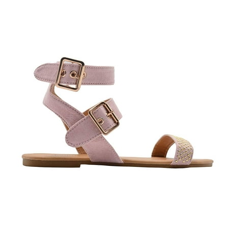 

Chatties Ladies Gladiator Gladiator Sandal With Heatseal Studs And Buckle