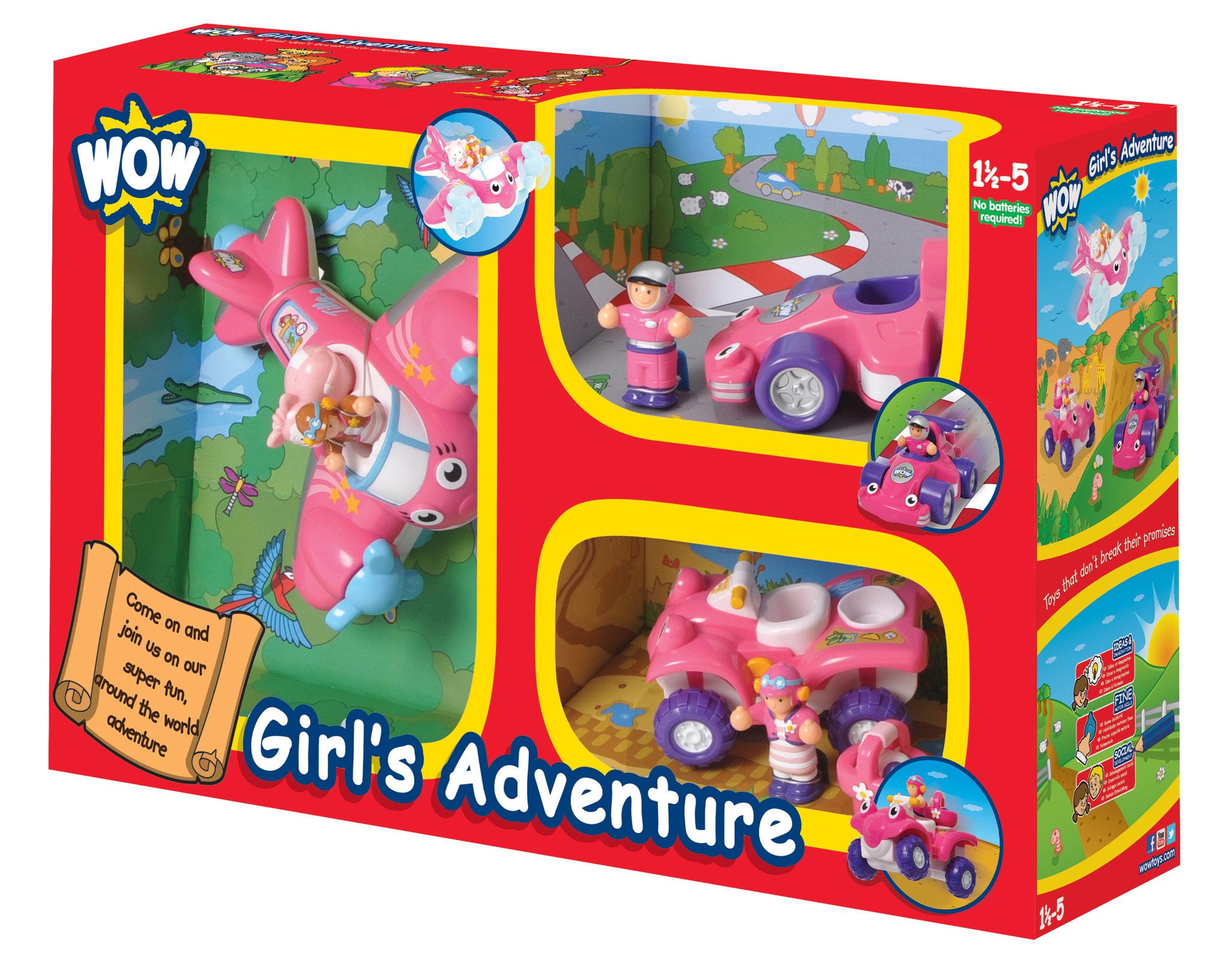 WOW Toys 80024 Girl's Adventure 3In1 Pack Walmart Canada