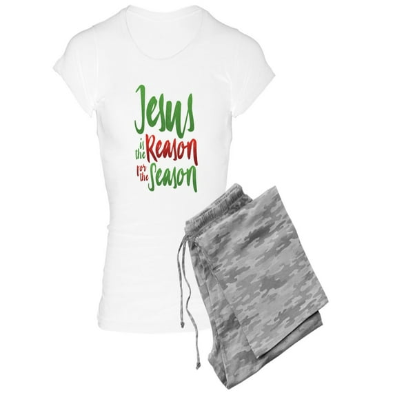 CafePress - Jesus Is The Reason - Women's Light Pajamas
