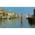 thumbnail image 3 of Rubens Santoro 14x10 Black Modern Framed Museum Art Print Titled - View Across the Grand Canal from Dorsoduro with the Bell Tower of San Marco&nbsp; (1880), 3 of 5