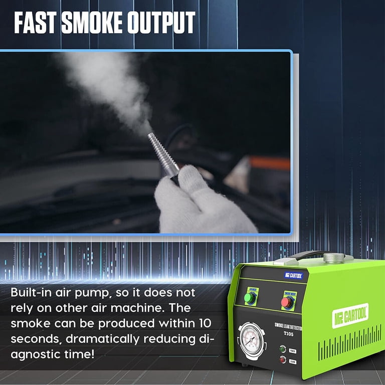 tobacco detector machine Smoke Leak Automotive EVAP Vacuum Boost Diagnostic Smoke Tester FORENSICS DETECTORS HLP Machine Magnetic Sensitive Defective