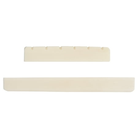 

Classical Guitar Bone Slotted Saddle Nut Set