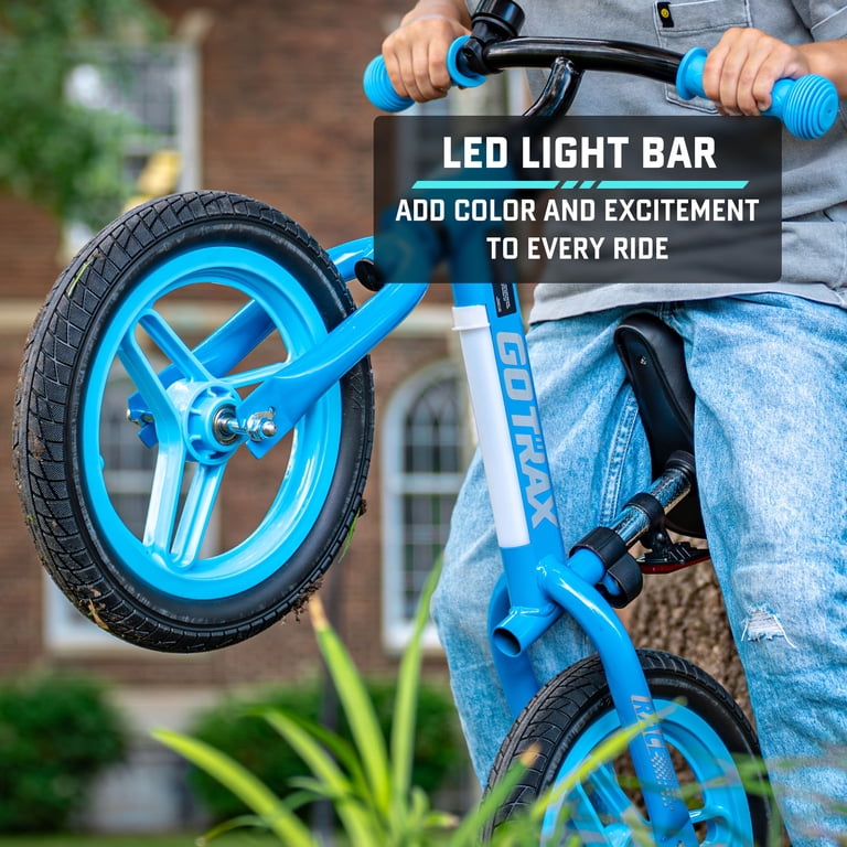GOTRAX KS12 Kids Balance Bike, LED Light Strip, Lightweight