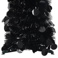 thumbnail image 2 of vidaXL Pop-up Artificial Christmas Tree Black 150 cm PET, 2 of 4