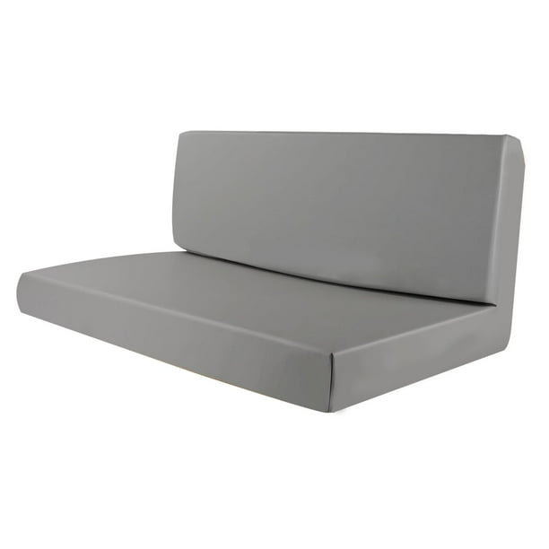 Fundas de cojín para comedor de RV, funda de respaldo elástica suave, fundas de cojín para caravana Gris