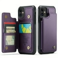 thumbnail image 1 of Premium Card Holder Wallet Case For IPhone 14/13/12/11 Pro Max - PU Leather, RFID Blocking, Magnetic Clasp, And Shockproof Protection!, 1 of 4