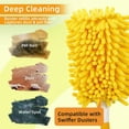 thumbnail image 4 of JUNWELL Reusable Duster Refill Compatible with Swiffer Hand Duster - 360 Heavy Duty Dusters Refills - Microfiber Ceiling Fan Duster for Swiffer Dusters Extended Handle  4 Pack(Handle is N, 4 of 6