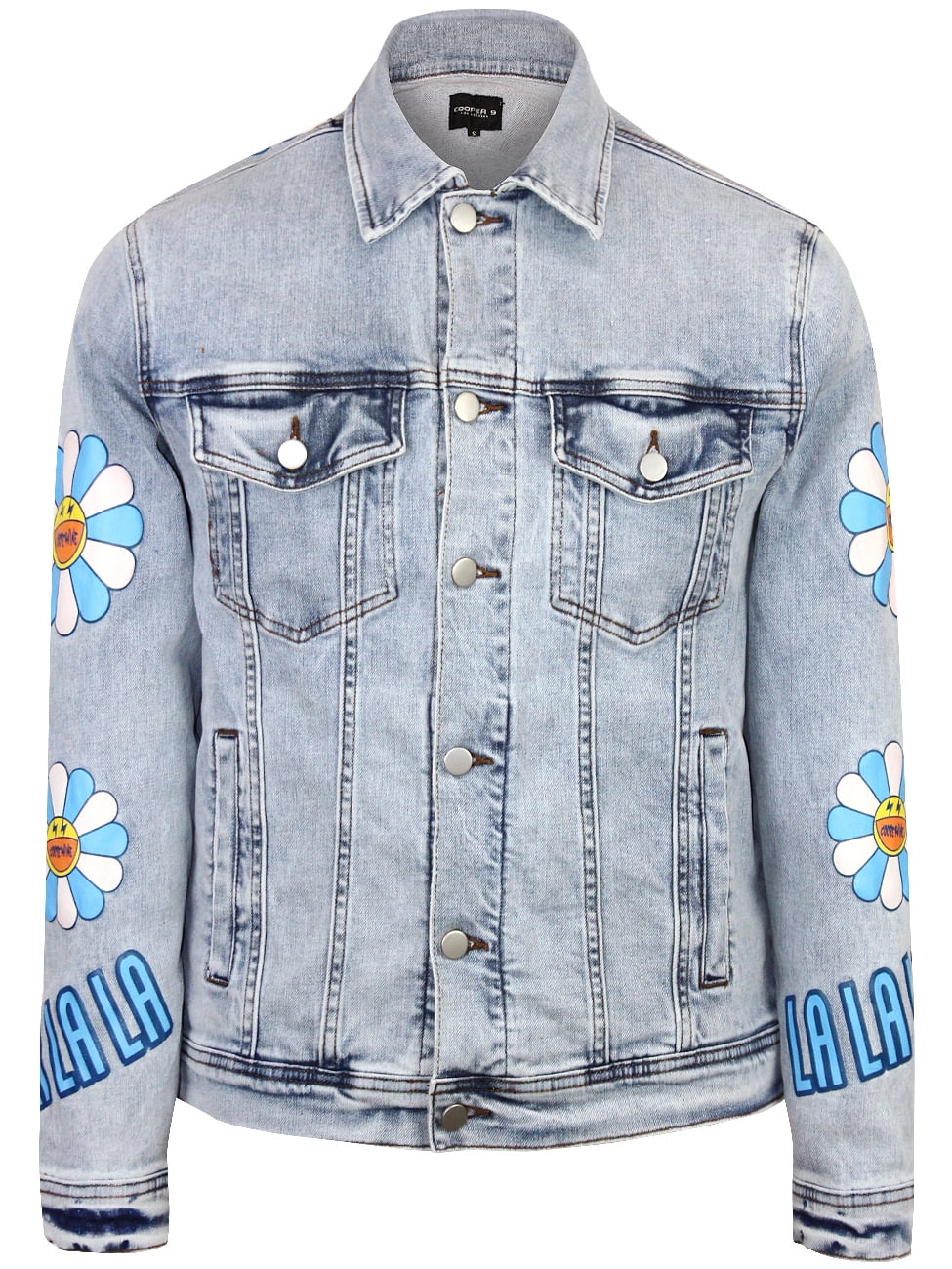 Cooper Men's Cotton Denim Jacket with Graphic Kuwait Ubuy