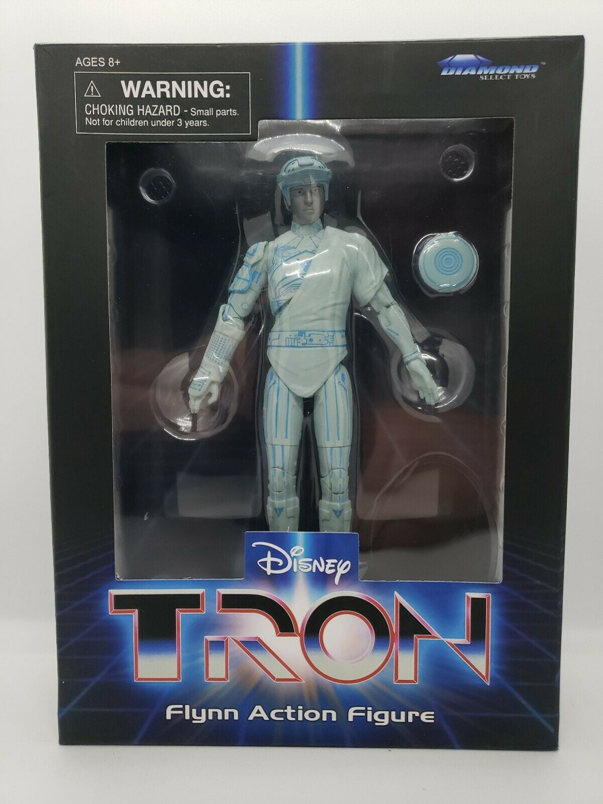 Tron Select Tron Deluxe VHS Action Figure Boxed Set [UV Paint 