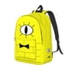 thumbnail image 4 of Mochila de lona con dibujos animados de Bill Cipher de Gravity Falls, ideal como regalo para estudiantes, trabajo, para hombres y mujeres, 4 of 5