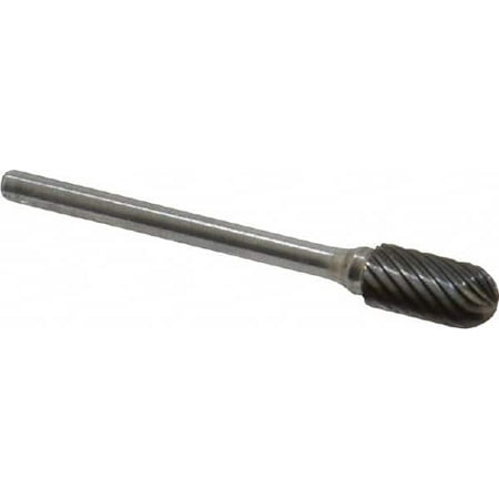

Atrax SC-51SC-ATX 1/4 Carbide Cylinder Ball Nose Burr 1/2 LOC 1/8 Shank