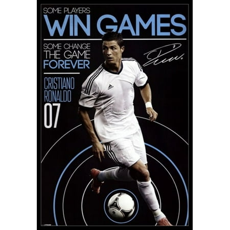 Cristiano Ronaldo Poster - Ronaldo - Change the Game Poster Poster Print