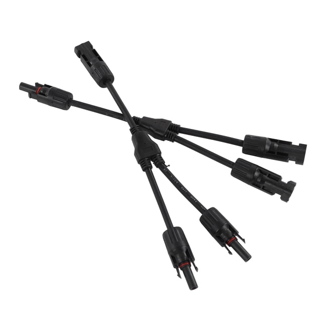 Y Branch Adapter, Carrying Capacity IP67 Waterproof Solar Connector Firm Connection For Outdoor Y5,Y4,Y3