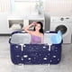 thumbnail image 2 of Juego de bañera portátil plegable multifuncional espesante bañera de hidromasaje para el hogar salón tipo 1 respaldo de bañera asiento bomba infladora, 2 of 5