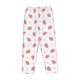 thumbnail image 6 of Uemuo Hand Drawn Strawberry Pattern Women's Wide Leg Palazzo Lounge Pants with Pockets Light Weight Loose Comfy Casual Pajama Pants-X-Large, 6 of 9