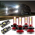 thumbnail image 1 of Xotic Tech 6pcs Xenon White LED Front Fog Light DRL Driving Lamp Package Kit for Cadillac Escalade 2007-2014, 1 of 9