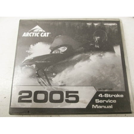 Car Service Manual - Arctic Cat 2257-229 205 4-Stroke Snowmobile Service Manual CD QTY 1